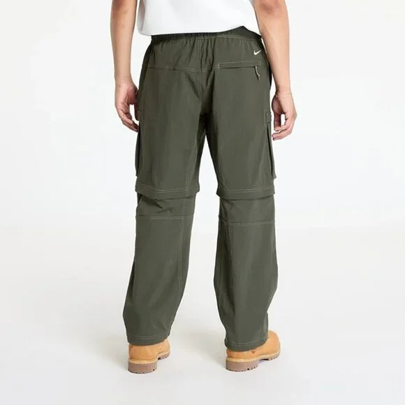 Nike ACG Smith Summit Convertible Cargo Pants SZ Small TALL Men Olive FN0428-355